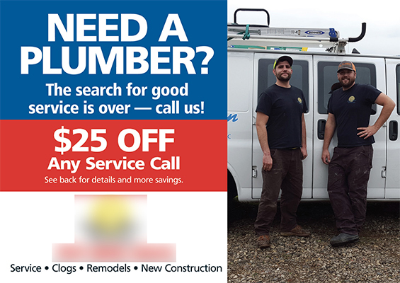 Successful Plumbing Postcard Campaign