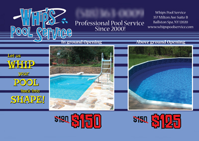 Successful Pool Service Postcard Campaign