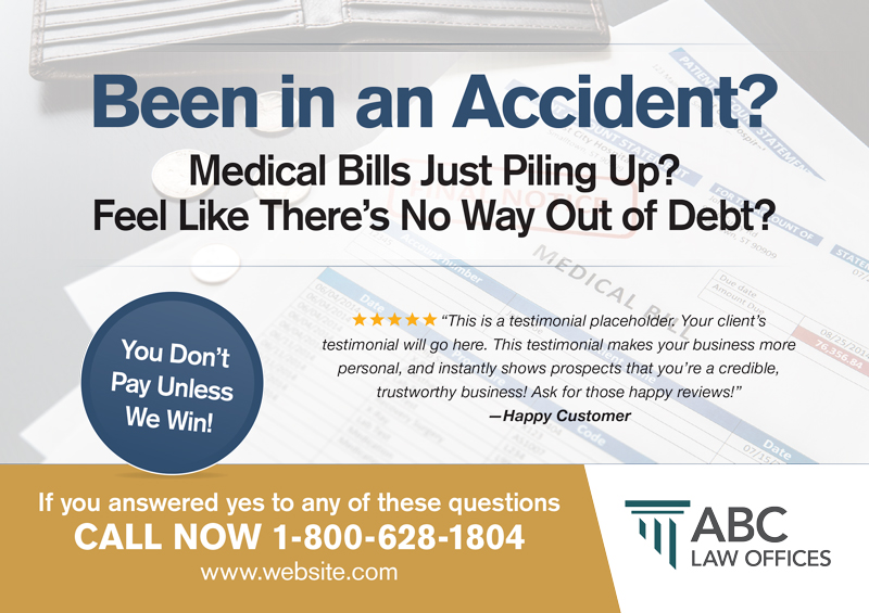 Attorney Marketing Postcard Sample
