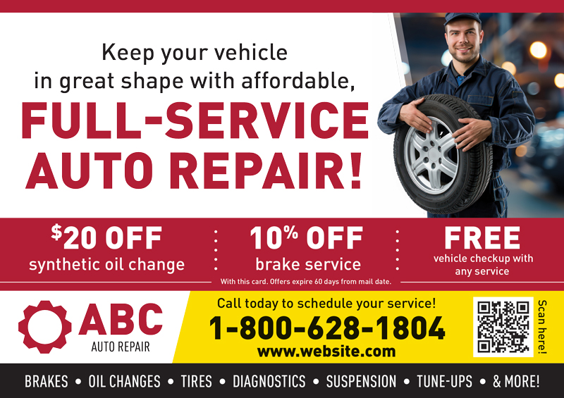 Auto Repair Marketing Mailer