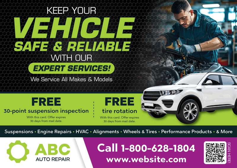Auto Repair Marketing Mailer