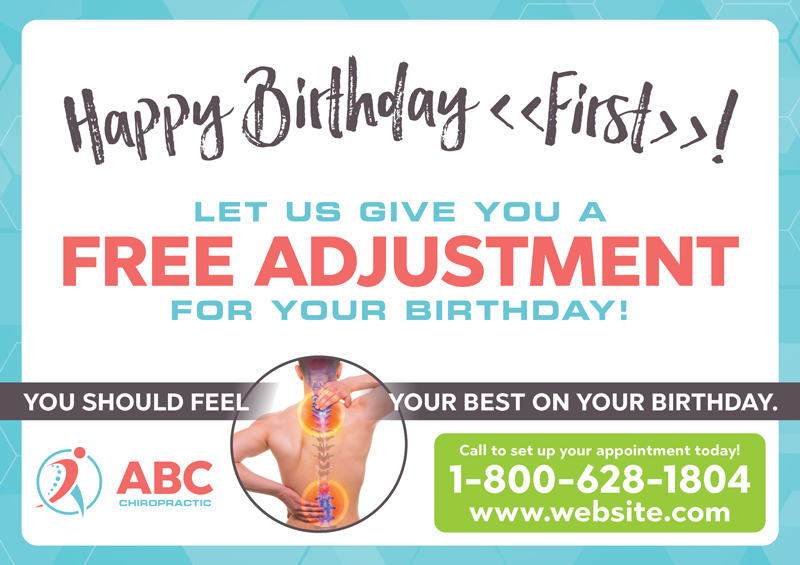 Chiropractic Birthday Marketing