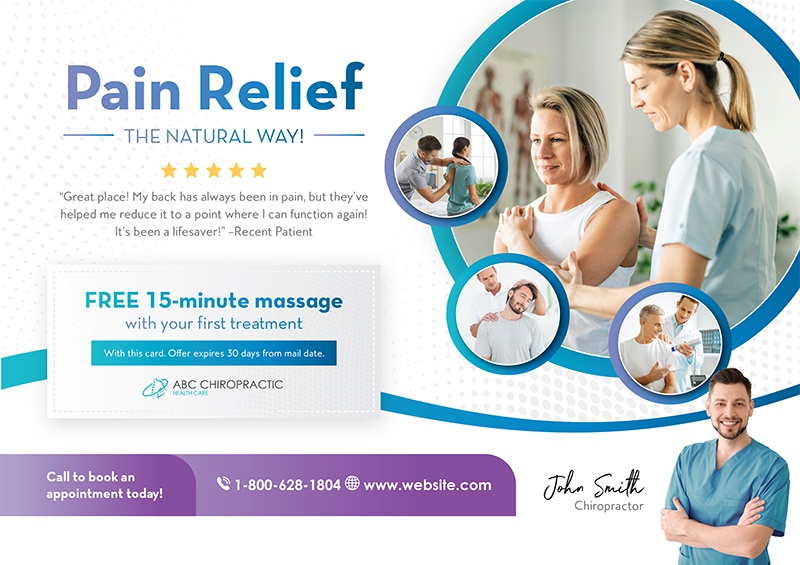 Chiropractor Referral Postcard