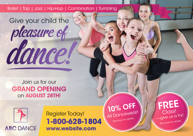 Dance Studio Advertising Ideas