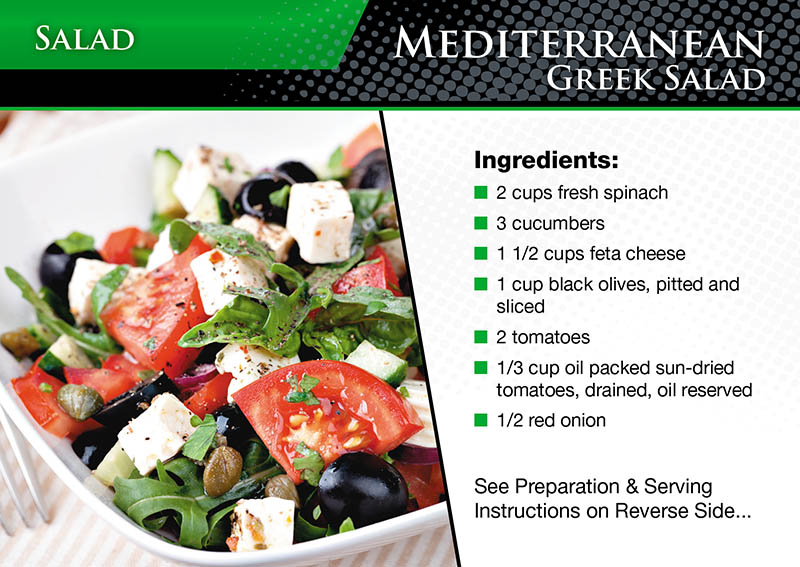 Direct Mail Recipe Postcard Advertising Idea