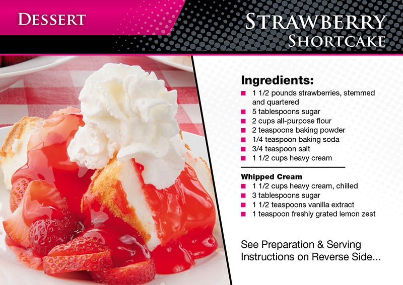 Direct Mail Recipe Postcard Marketing Idea