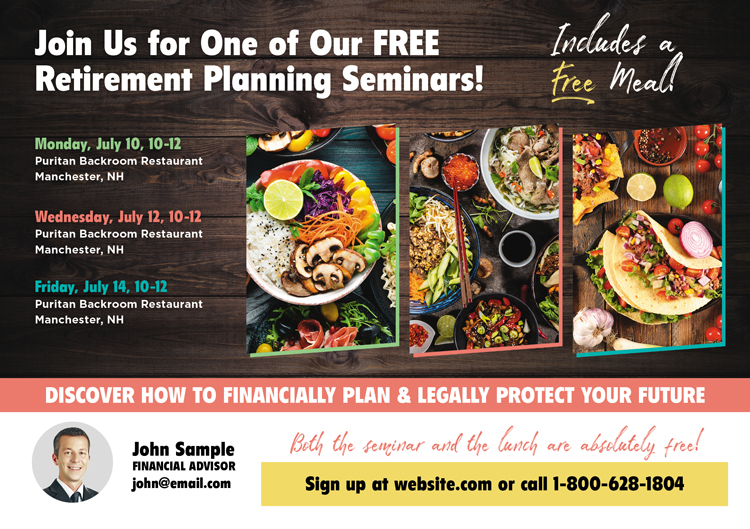 Financial Postcard Mailer