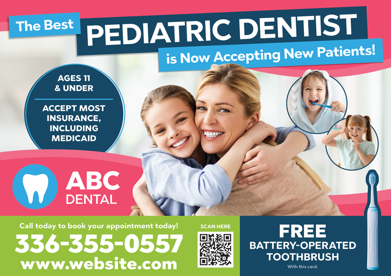 General Dentistry Postcard Ad