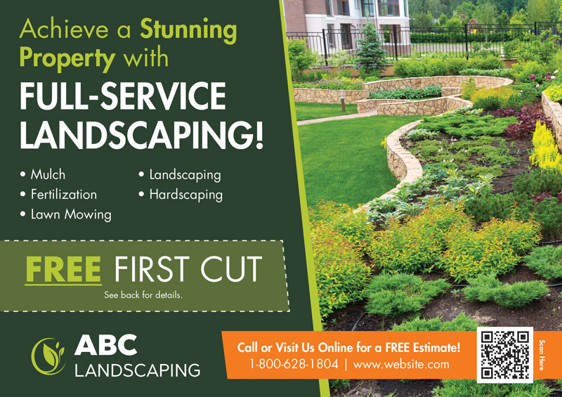 Hardscape Postcard Design