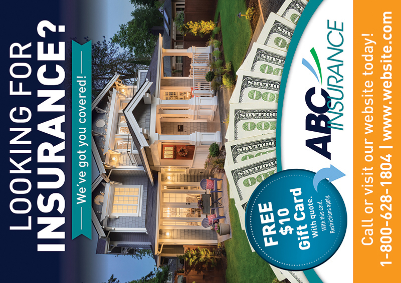 Home Insurance Postcard