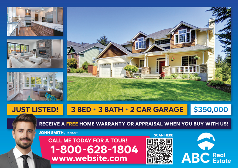 Just Listed Postcard Ideas