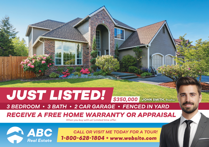 Just Listed Postcard Wording