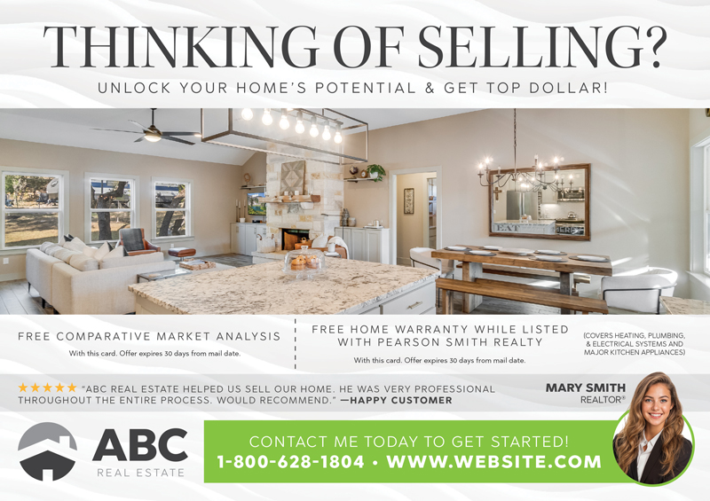 Just Sold Real Estate Postcard