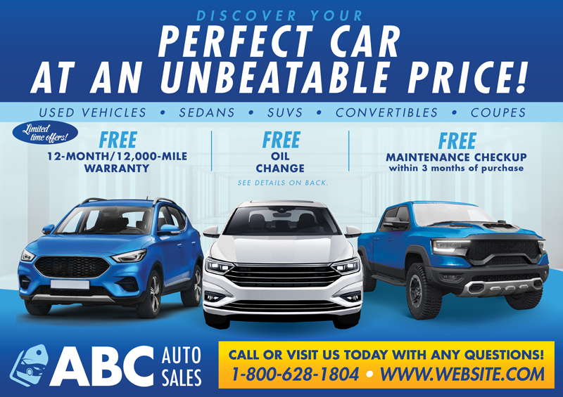 Mailer For Auto Dealers