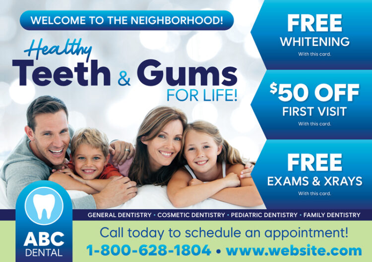 dental new mover postcard