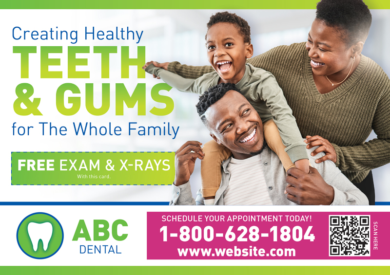 New Mover Dental Postcards