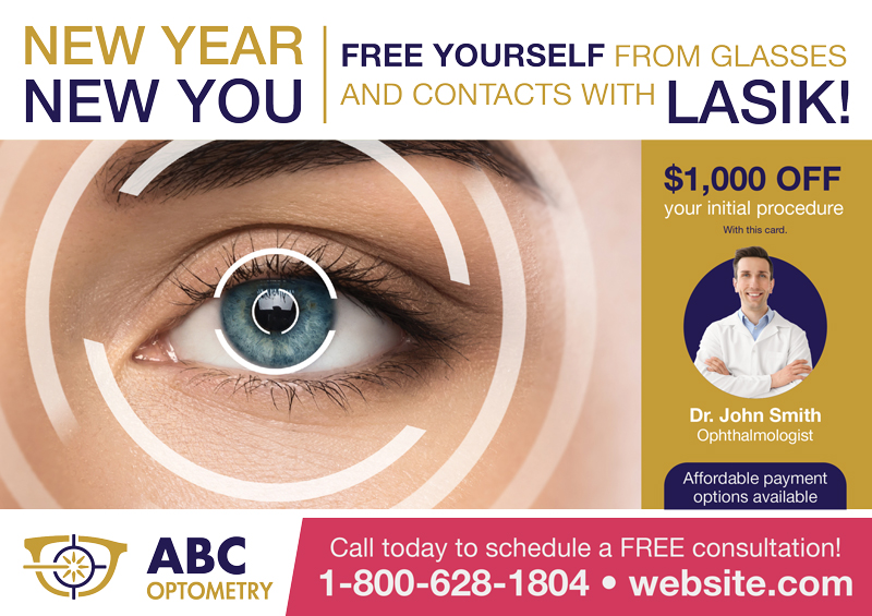 Optometrist Mailer Design