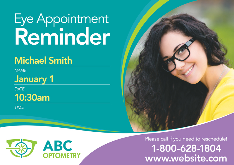 Optometrist Postcard Design