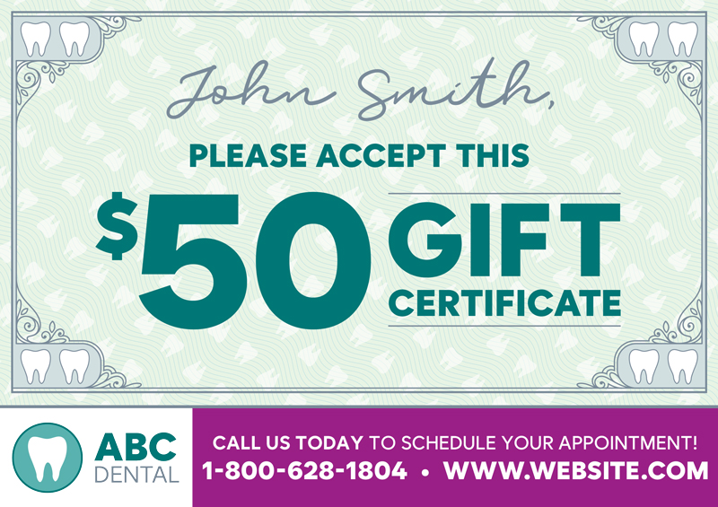 Personalized Dental Card