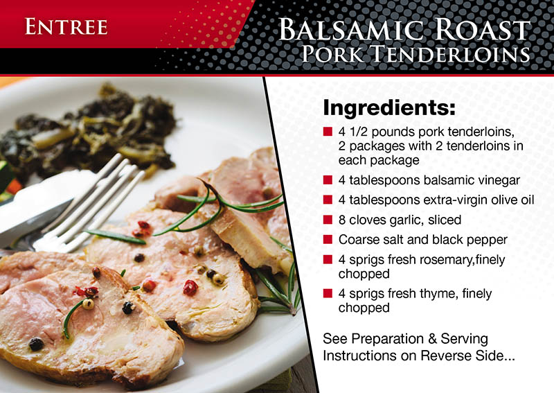 Recipe Card Marketing Postcard