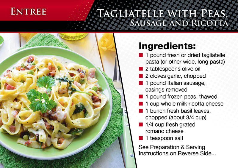 Recipe Postcard Marketing Ideas