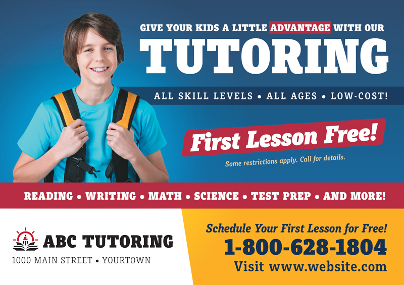 Tutoring Postcard Design