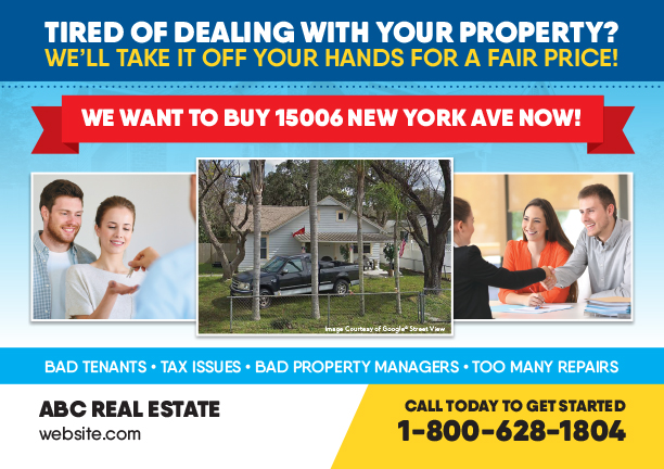 Real Estate Investment Postcard Sample