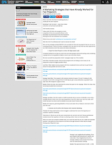 4 Marketing Strategies that Have Already Worked for Tax Preparers