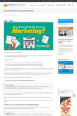 How Much Should You Spend on Marketing?