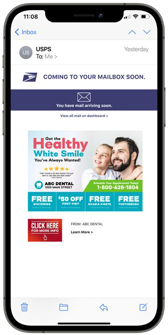 informed delivery example