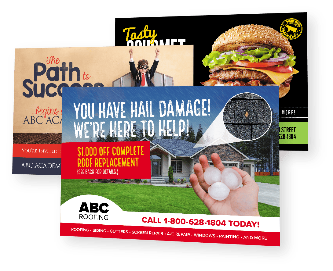 custom designed mailer examples from in house design experts